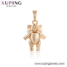 33700 Xuping lovely colgante animal 18K elefante colgante en forma de